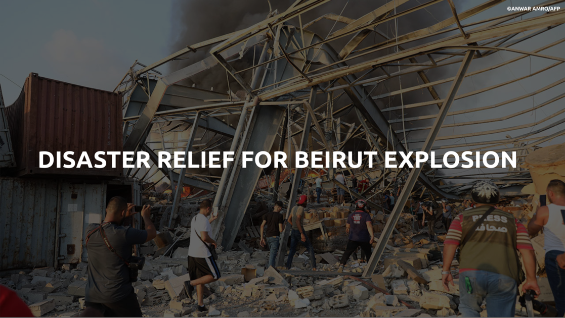 Disaster Relief after Explosion in Beirut